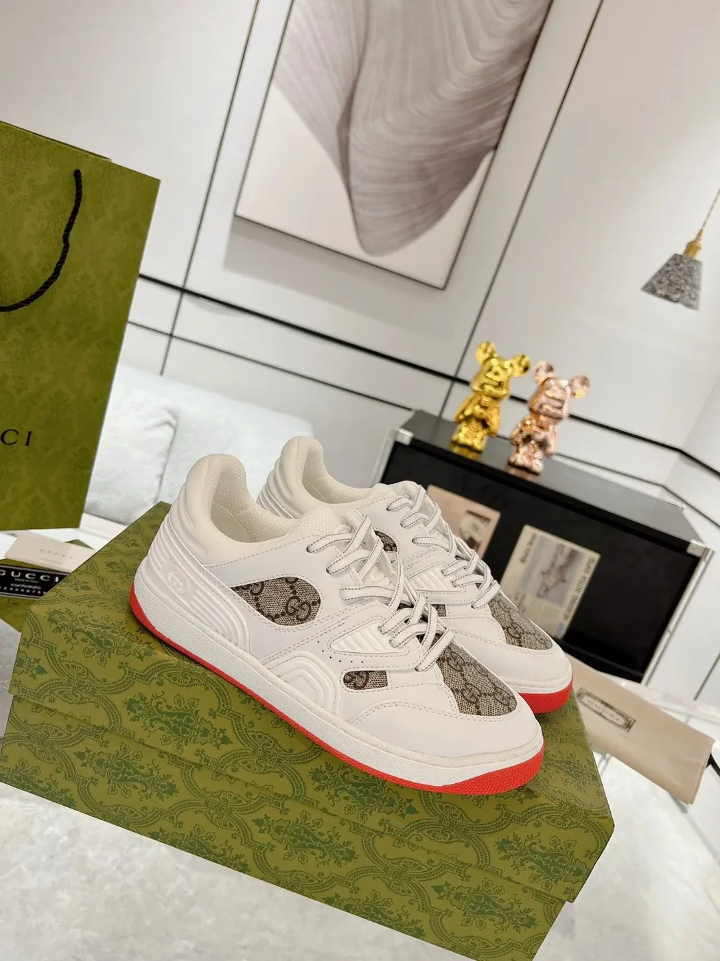 Gucci Basket Sneaker White Gucci Basket Sneaker White