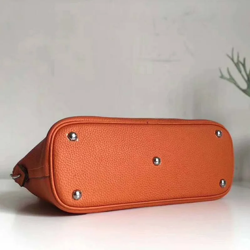 Hermes Bolide 31 bag in Taurillon Clemence Leather for Women in Orange Hermes Bolide 31 bag in Taurillon Clemence Leather for Women in Orange