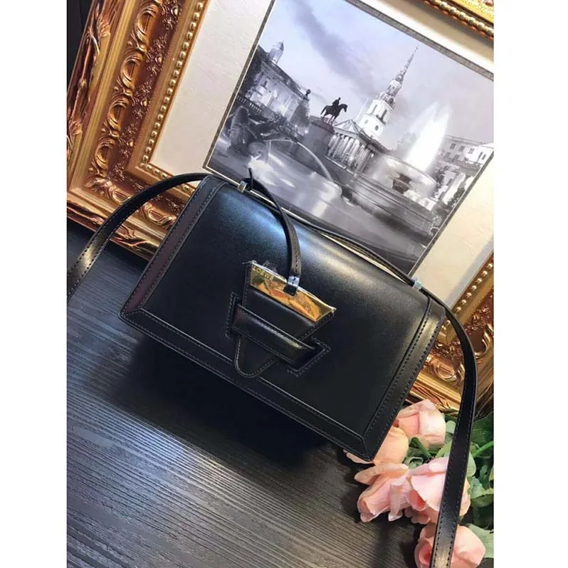 Loewe Barcelona Small Bag in Calfskin Leather for Women in Black