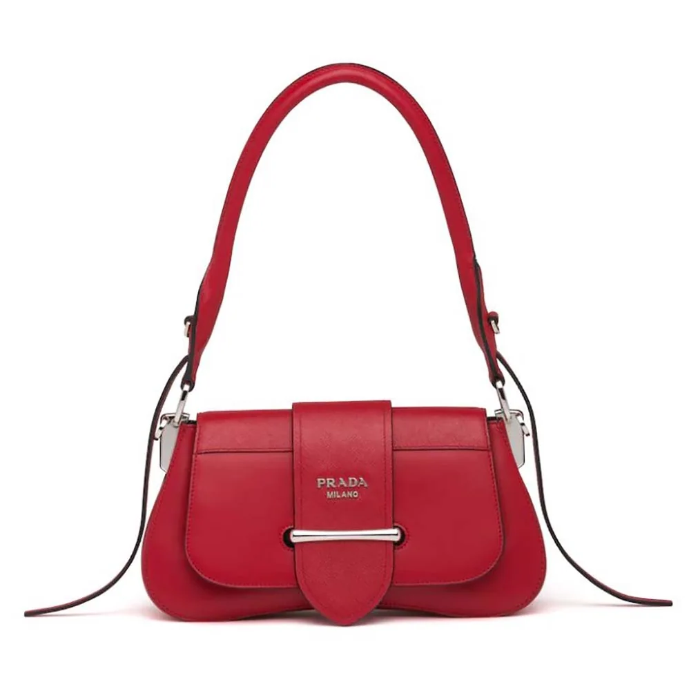 Prada Prada Sidonie Shoulder Bag for Women in Red