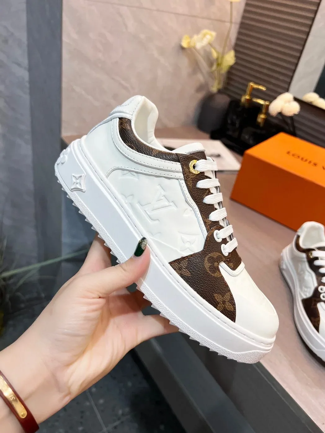 Louis Vuitton Boombox Sneaker Brown for Women