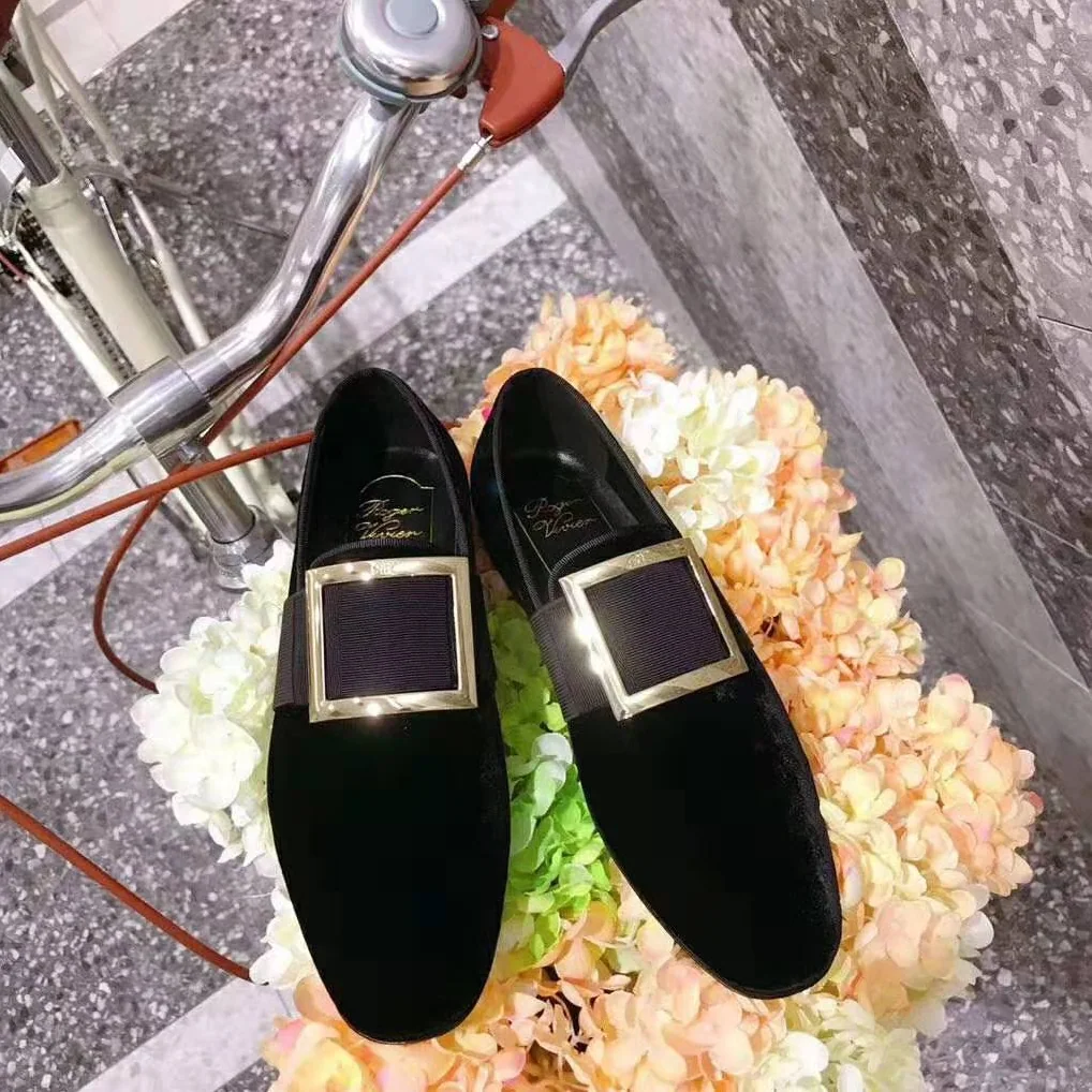 Roger Vivier Tuxedo Loafers for Women in Black
