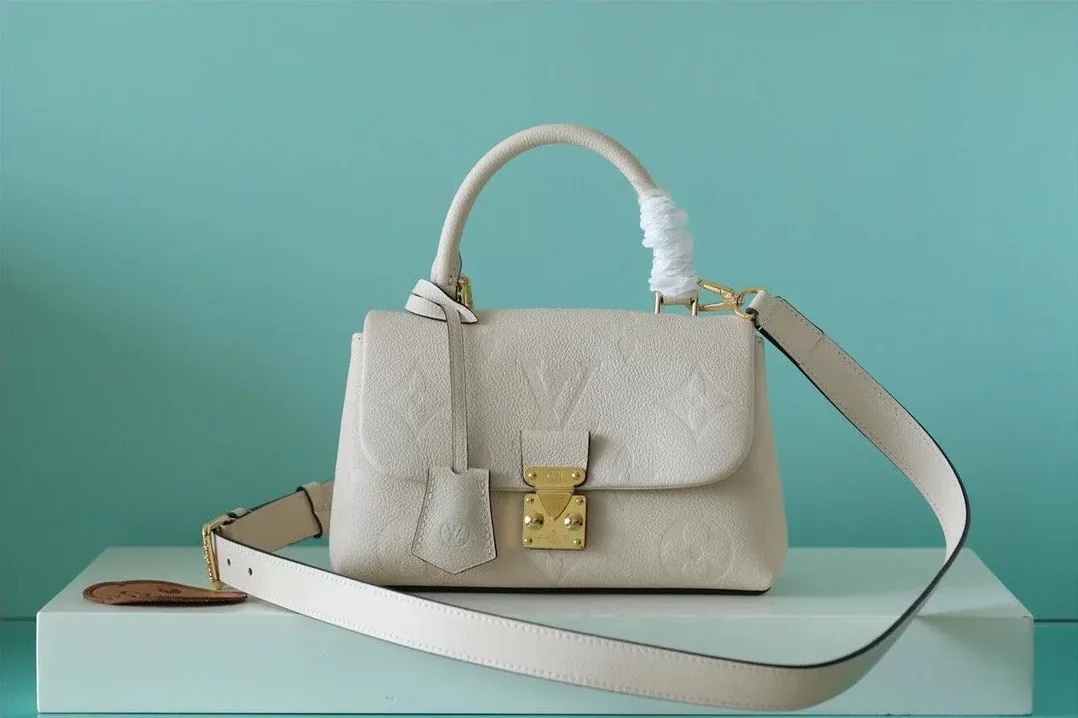 Louis Vuitton Madeleine BB Monogram Empreinte Creme Beige Louis Vuitton Madeleine BB Monogram Empreinte Creme Beige