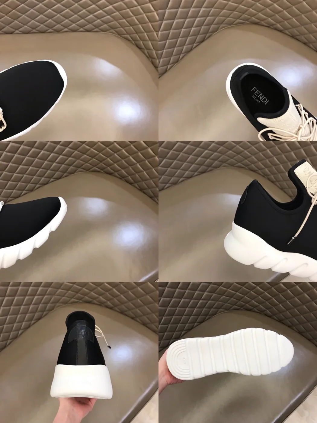 Fendi Force Low Tops Sneakers Black