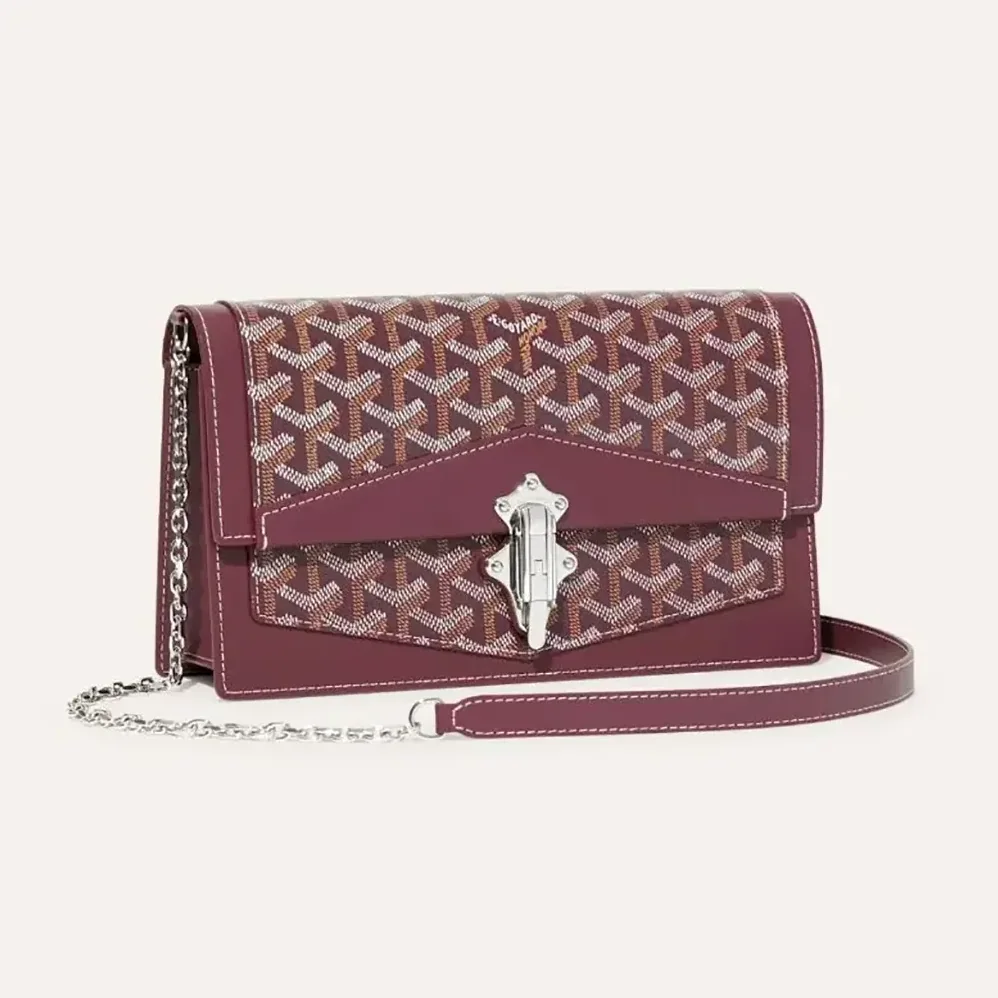 Goyard Duchesse Marie Caroline Bag for Unisex in Maroon Goyard Duchesse Marie Caroline Bag for Unisex in Maroon