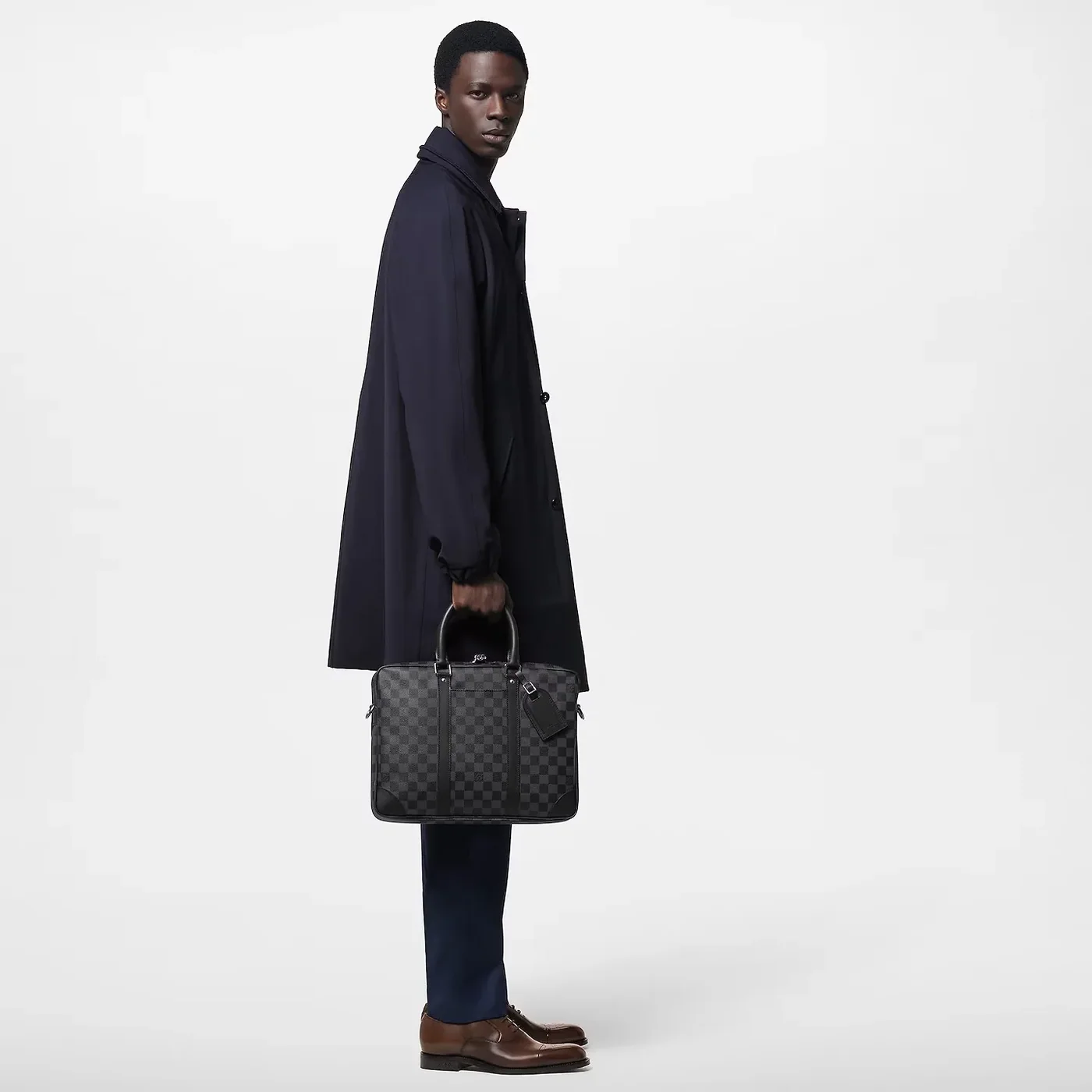 Louis Vuitton Porte-Documents Voyage PM Bag Black / Louis Vuitton Porte-Documents Voyage PM Bag Black /