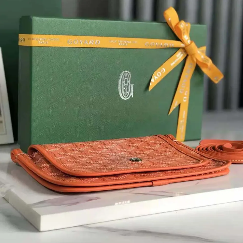 Goyard Plumet Pocket Wallet for Women in Orange