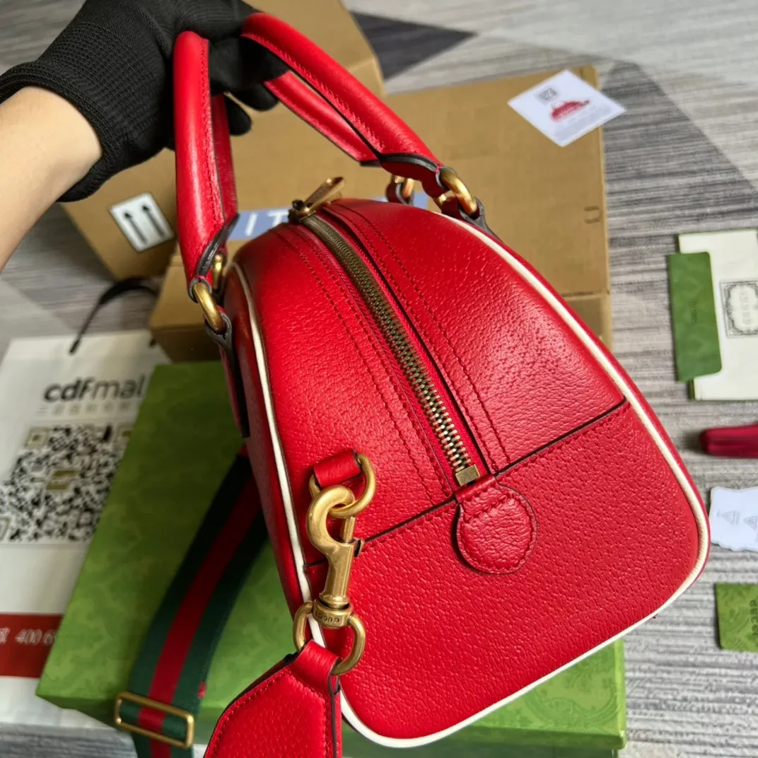 Gucci x Adidas Mini Duffle Bag Red / GG