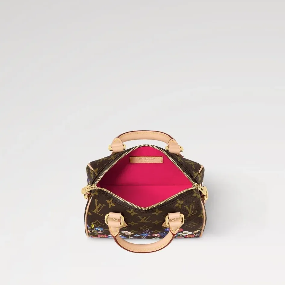 Louis Vuitton LV x TM Speedy Bandouliere 20 Top Handle Bag in Monogram Canvas Gold Hardware Louis Vuitton LV x TM Speedy Bandouliere 20 Top Handle Bag in Monogram Canvas Gold Hardware