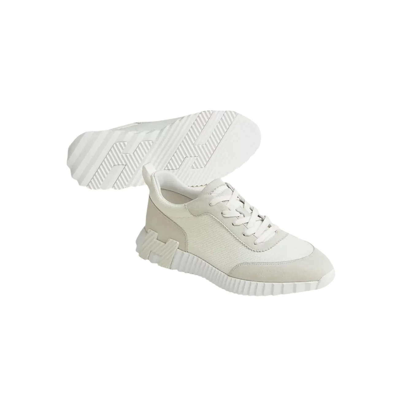 Hermes Bouncing Sneakers White Hermes Bouncing Sneakers White