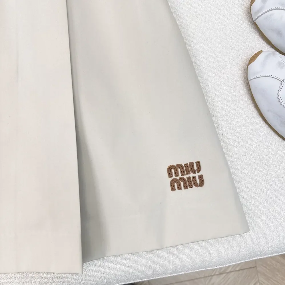 Miu Miu Panama Cotton Skirt for Women