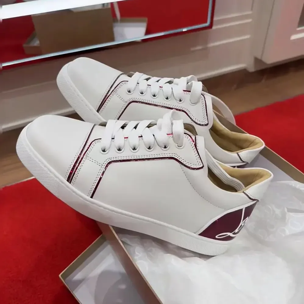 Christian Louboutin Fun Vieira Sneakers in Calf Leather for Unisex Christian Louboutin Fun Vieira Sneakers in Calf Leather for Unisex