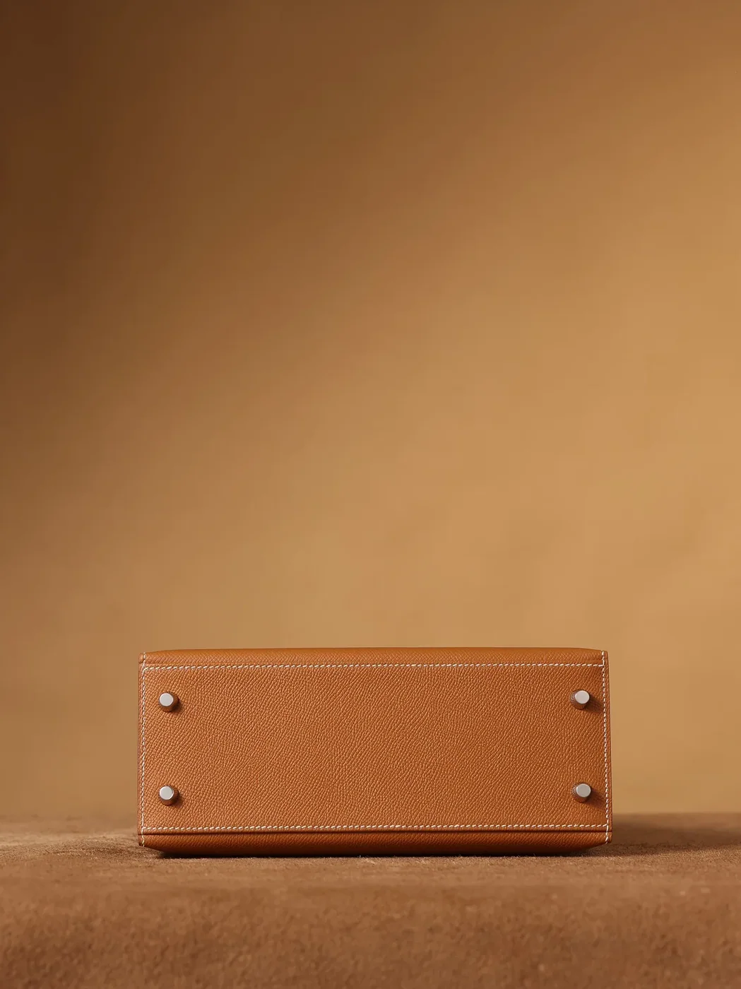 Hermes Kelly Epsom Silver Tone Lock Bag Brown 9,/ Hermes Kelly Epsom Silver Tone Lock Bag Brown 9,/