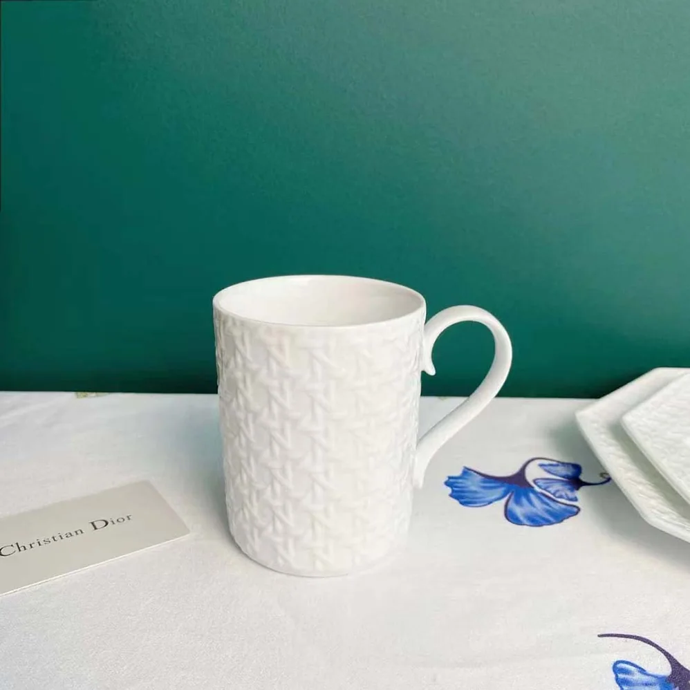 Dior Mug White Miss Dior Cannage for Unisex Dior Mug White Miss Dior Cannage for Unisex