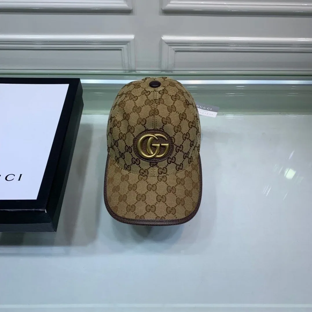 Gucci Canvas Baseball Hat Grey GG Gucci Canvas Baseball Hat Grey GG