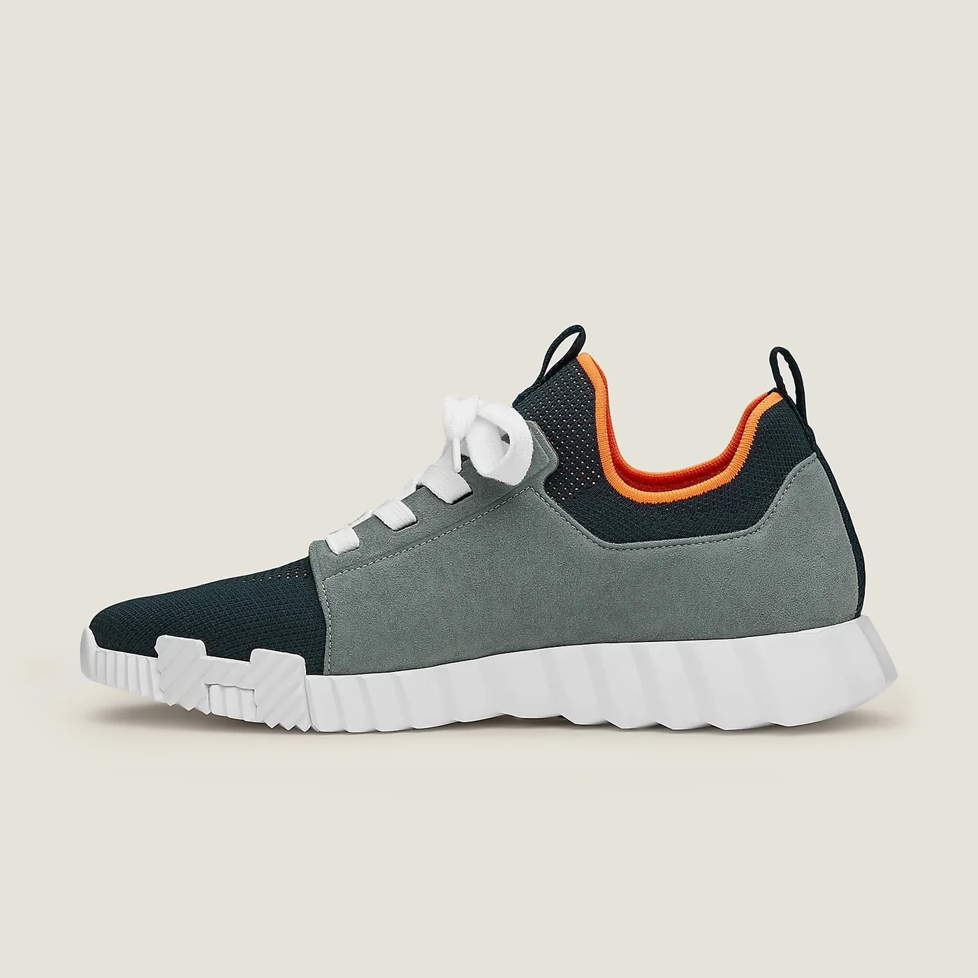 Hermes Depart Slip in On Sneakers Noir/ Grey Hermes Depart Slip in On Sneakers Noir/ Grey