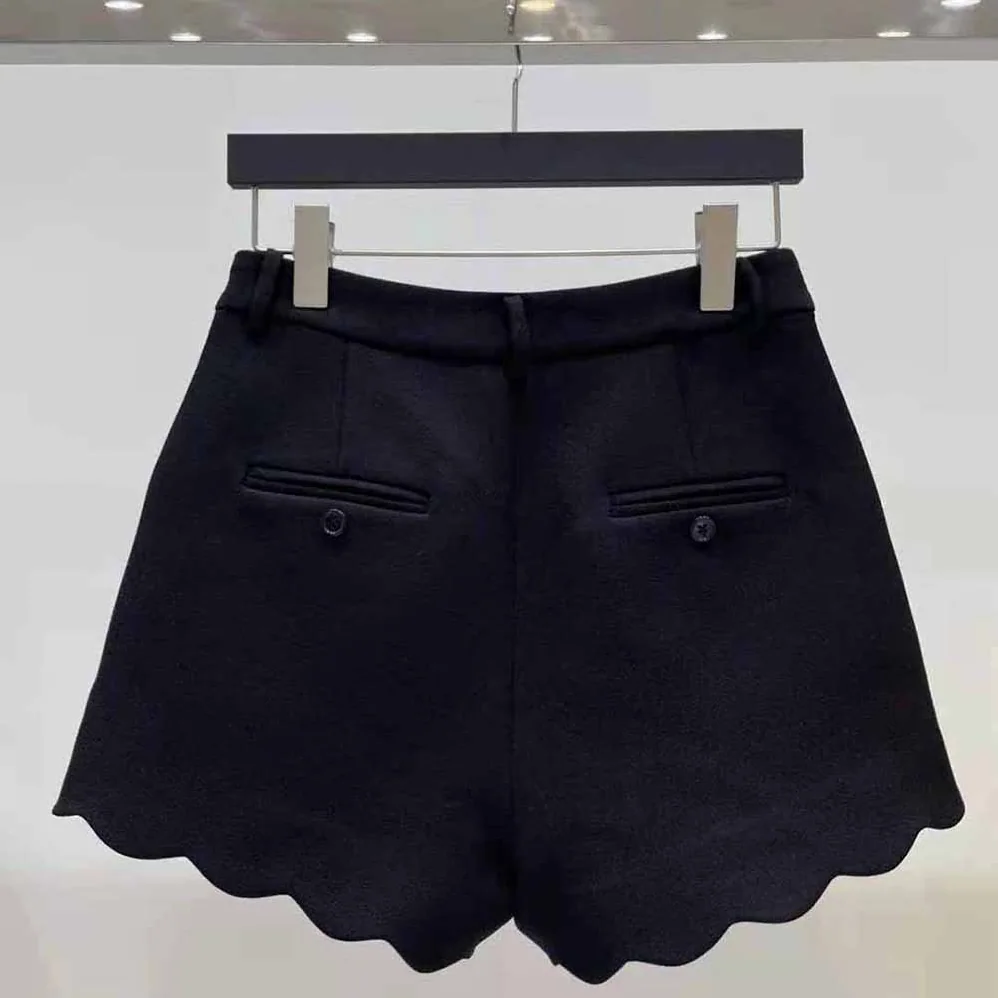 Saint Laurent YSL Mini Shorts in Boucle Tweed for Women