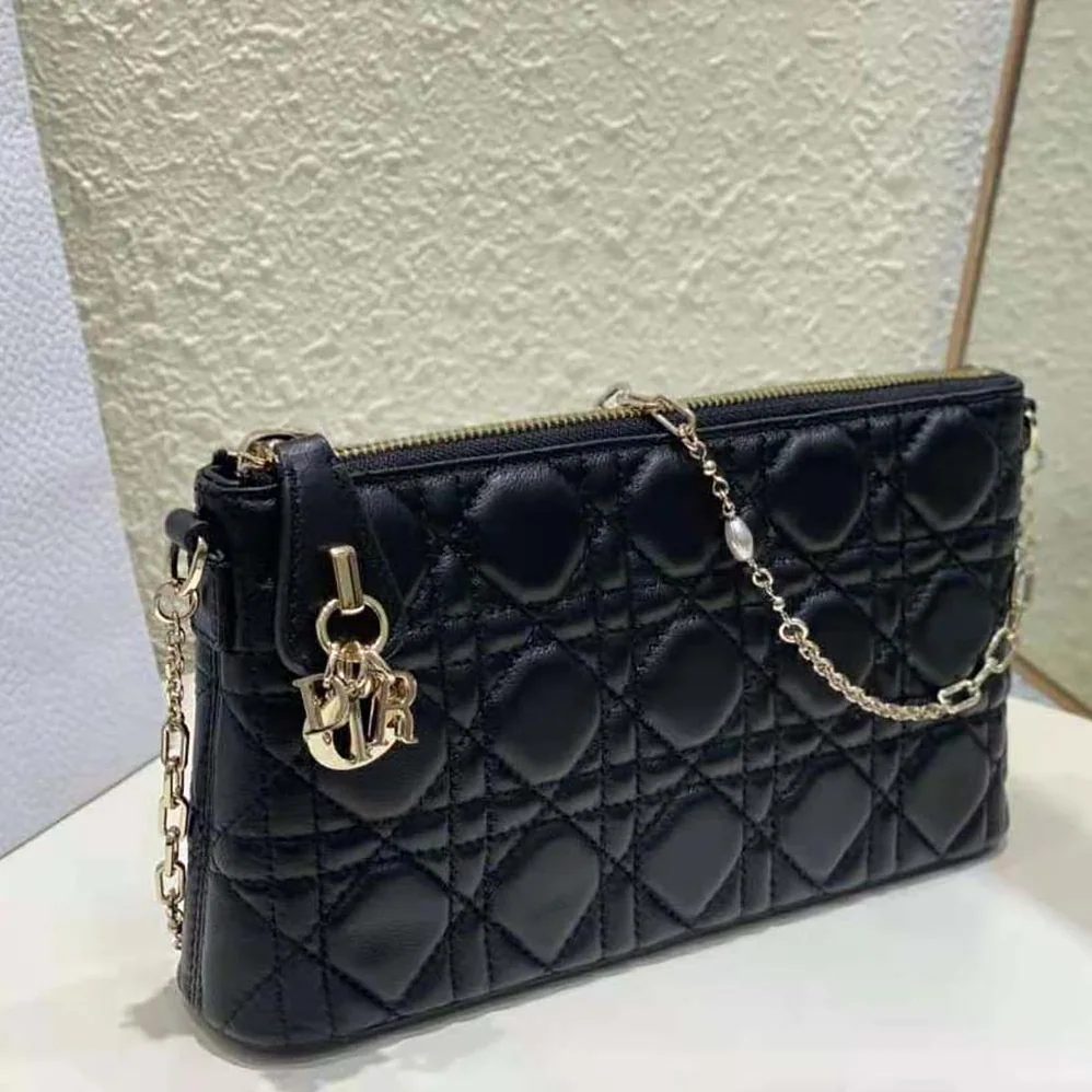 Dior Miss Dior Dior Midi Mini Bag Black Cannage Lambskin for Women Dior Miss Dior Dior Midi Mini Bag Black Cannage Lambskin for Women