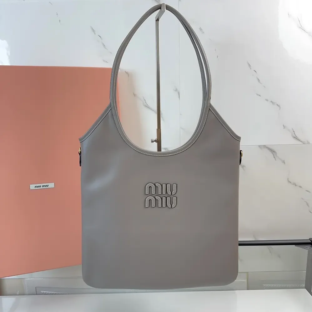 Miu Miu IVY leather bag for Women in Grey
