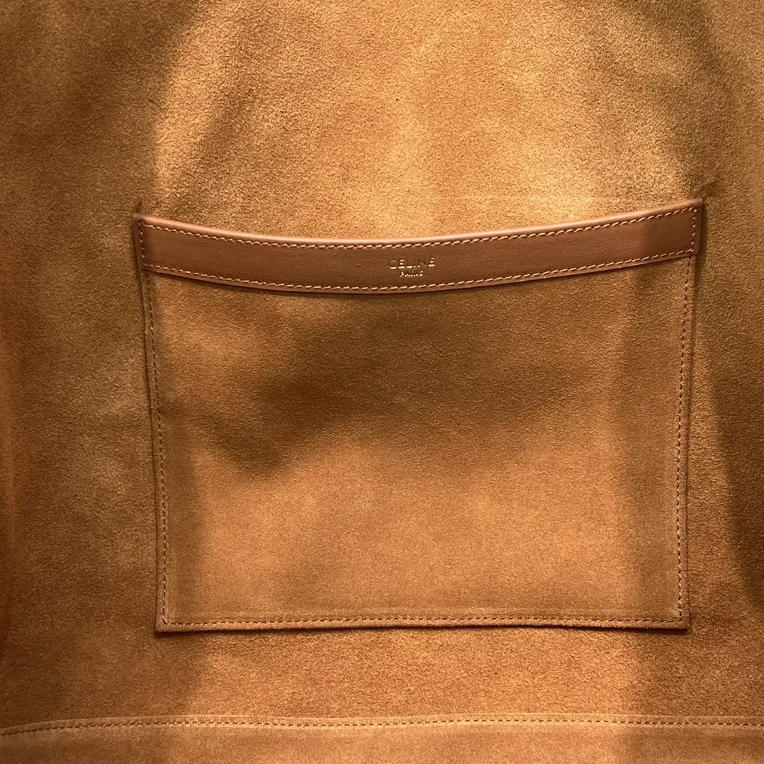 Celine Cabas Drawstring Cuir Triomphe Tan / .04LU Celine Cabas Drawstring Cuir Triomphe Tan / .04LU