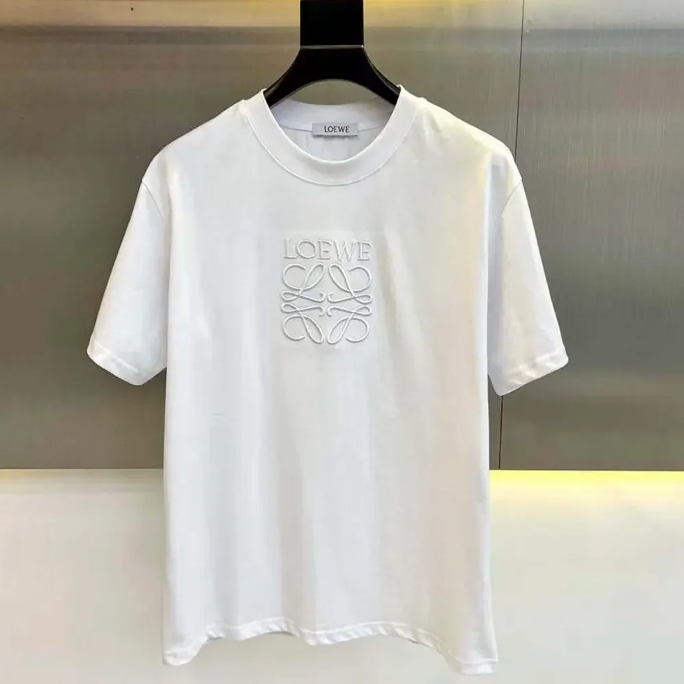 Loewe Oversize fit T-shirt in Cotton for Men in White