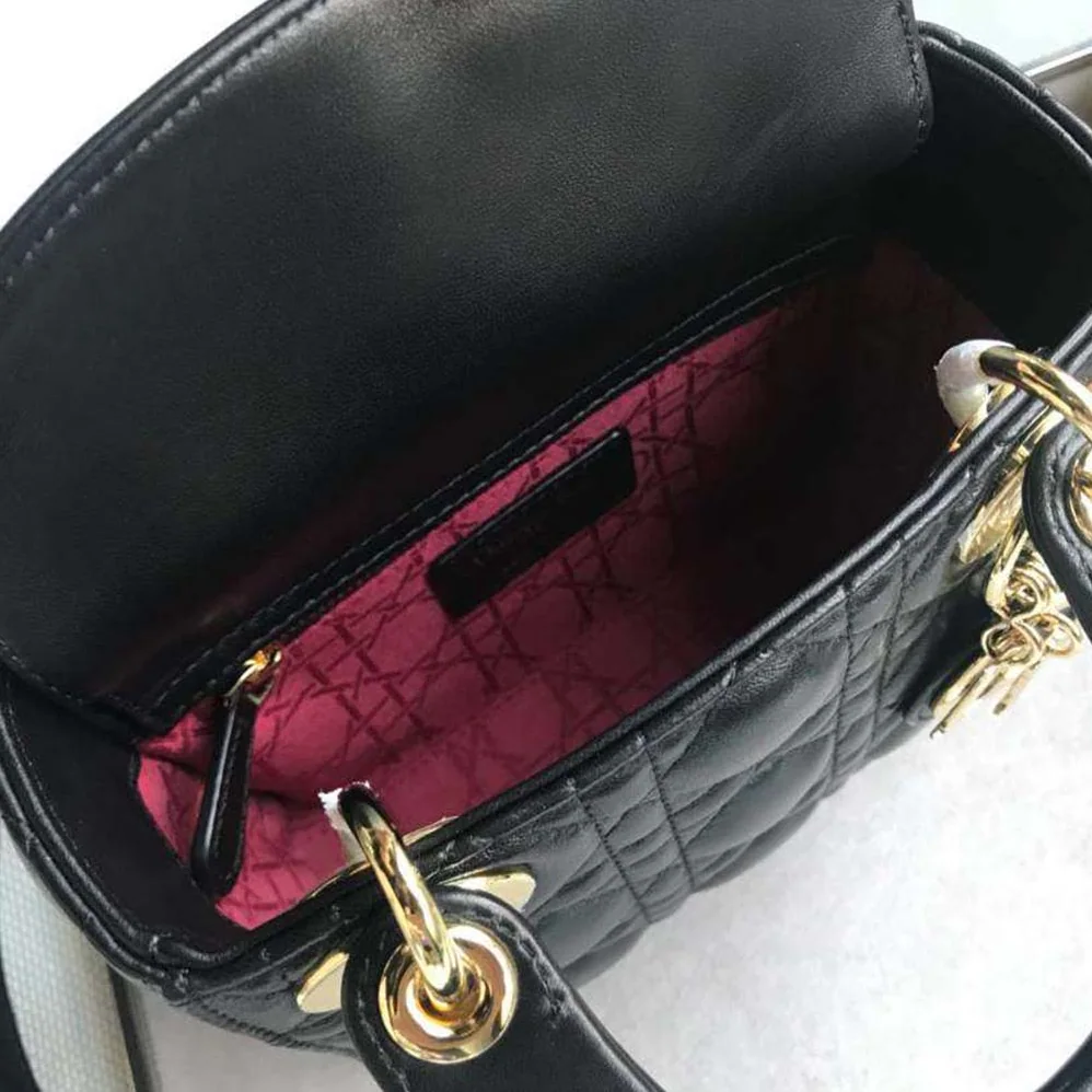 Dior MY ABCDIOR Lambskin Personalize Bag for Women in Black Dior MY ABCDIOR Lambskin Personalize Bag for Women in Black