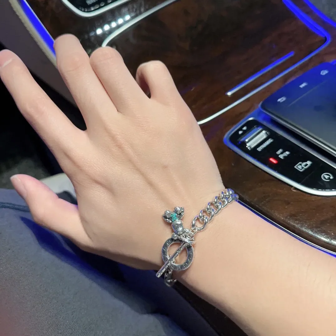 Louis Vuitton Bear Bracelet Silver Louis Vuitton Bear Bracelet Silver