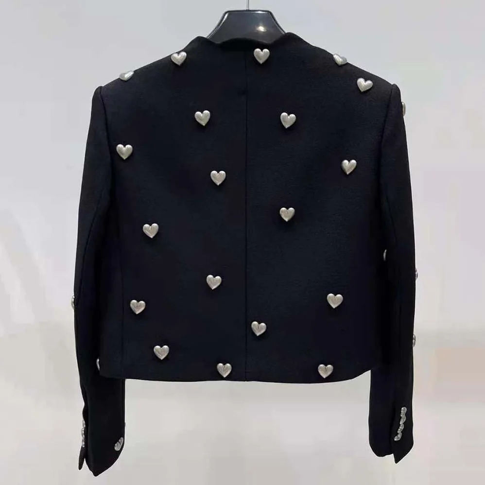 Saint Laurent YSL Cropped Jacket in Boucle Tweed for Women Saint Laurent YSL Cropped Jacket in Boucle Tweed for Women