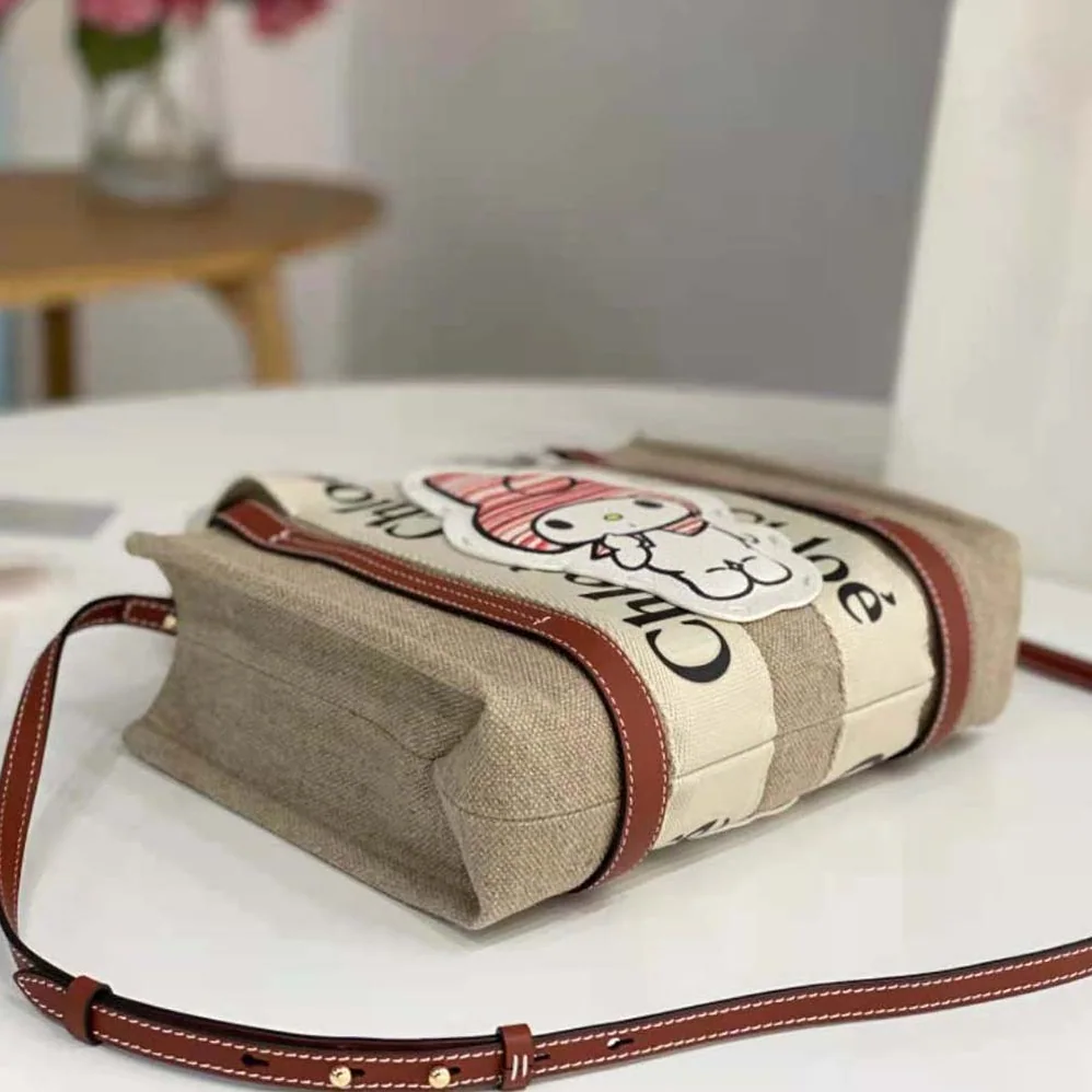 Chloe My Melody for Chloé Small Woody Tote Bag for Women Chloe My Melody for Chloé Small Woody Tote Bag for Women