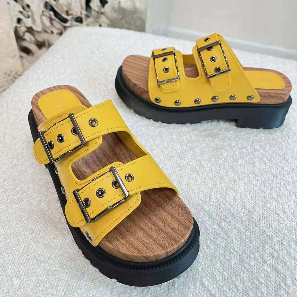 Dior Diorquake Strap Sandal Yellow Calfskin for Women Dior Diorquake Strap Sandal Yellow Calfskin for Women