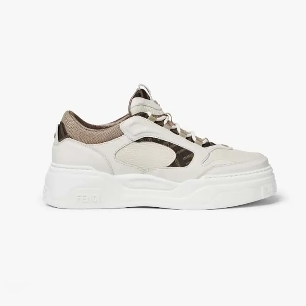 Fendi Force Sneakers White Leather Low for Unisex in tops Fendi Force Sneakers White Leather Low for Unisex in tops