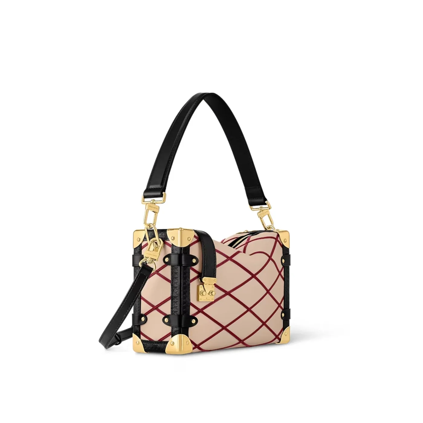 Louis Vuitton Side Trunk MM Beige 8.3 Inches/ Louis Vuitton Side Trunk MM Beige 8.3 Inches/