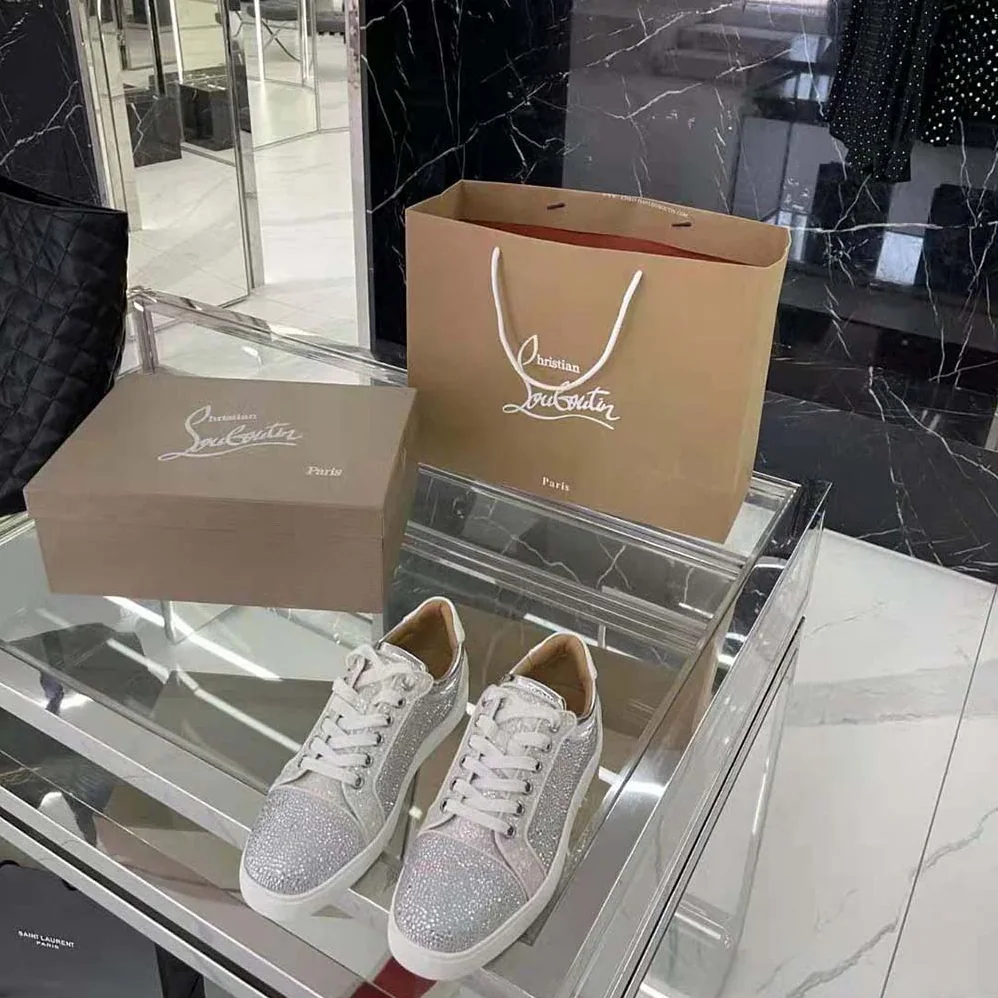 Christian Louboutin Louis Junior Strass for Men in White