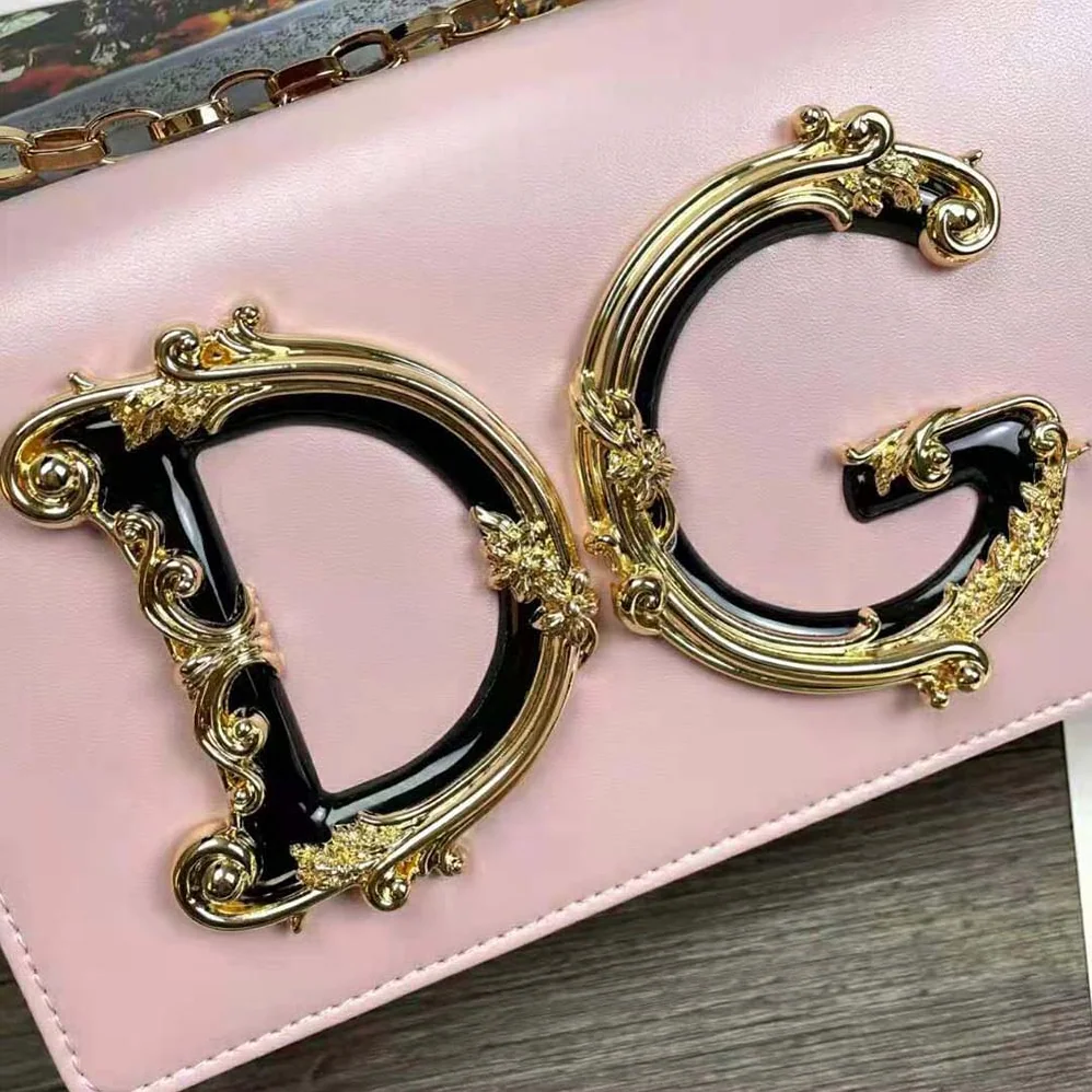 Dolce Gabbana D&G Girls Shoulder Bag in Nappa Leather for Women in Pink