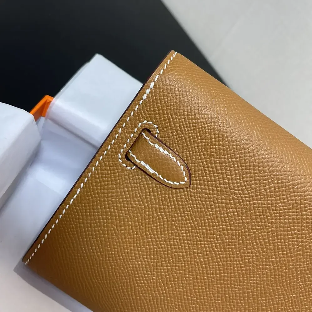 Hermes Kelly To Go in Epsom Leather for Women in Brown/Gold Hermes Kelly To Go in Epsom Leather for Women in Brown/Gold