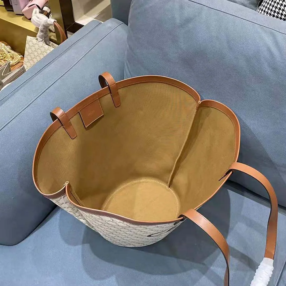 Celine Medium Couffin Bag in Triomphe Canvas Celine Print for Women