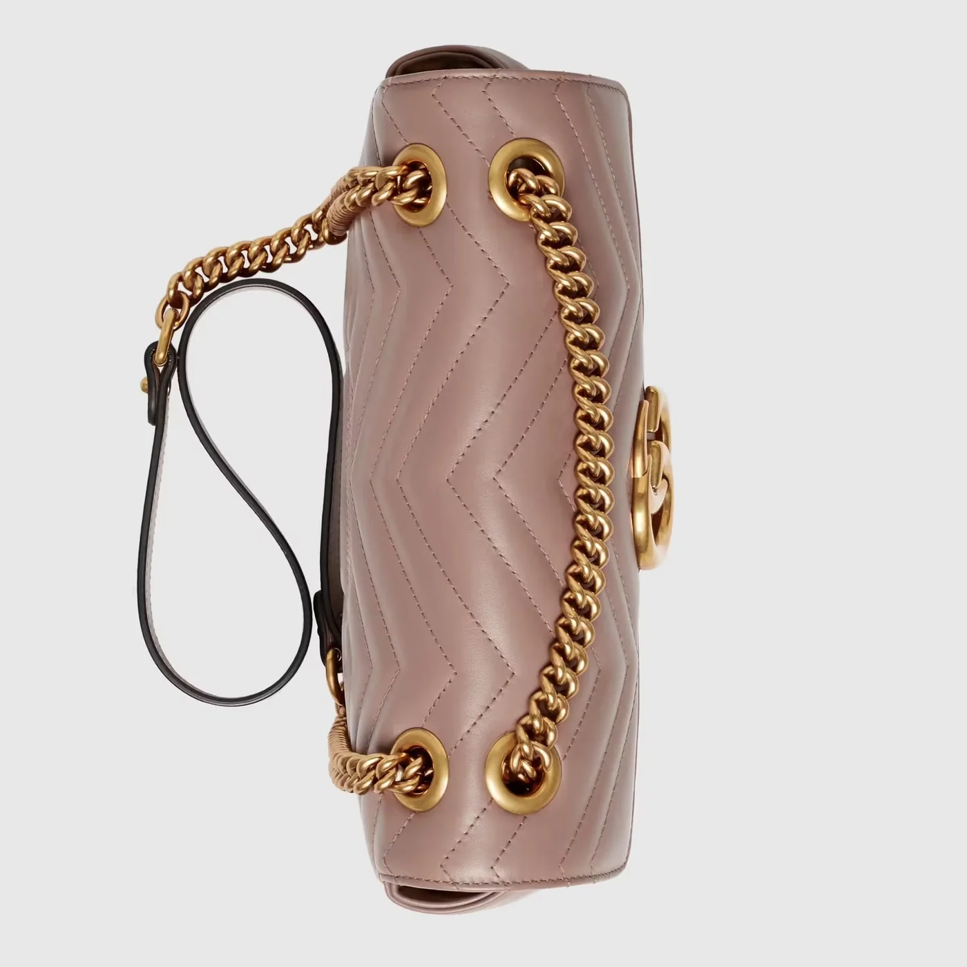 Marmont Small Matelassé Shoulder Bag Dusty Pink