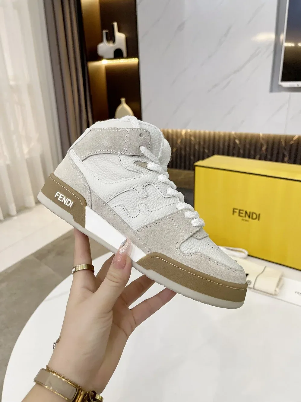 Fendi Low Tops In White Fendi Low Tops In White
