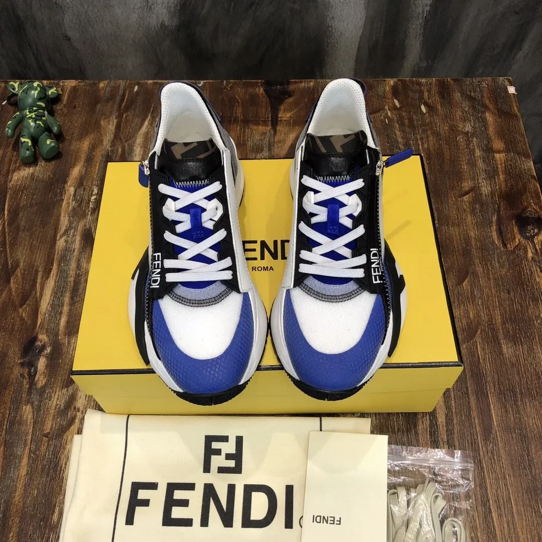 Fendi Flow Sneakers Blue 7E1453 Fendi Flow Sneakers Blue 7E1453
