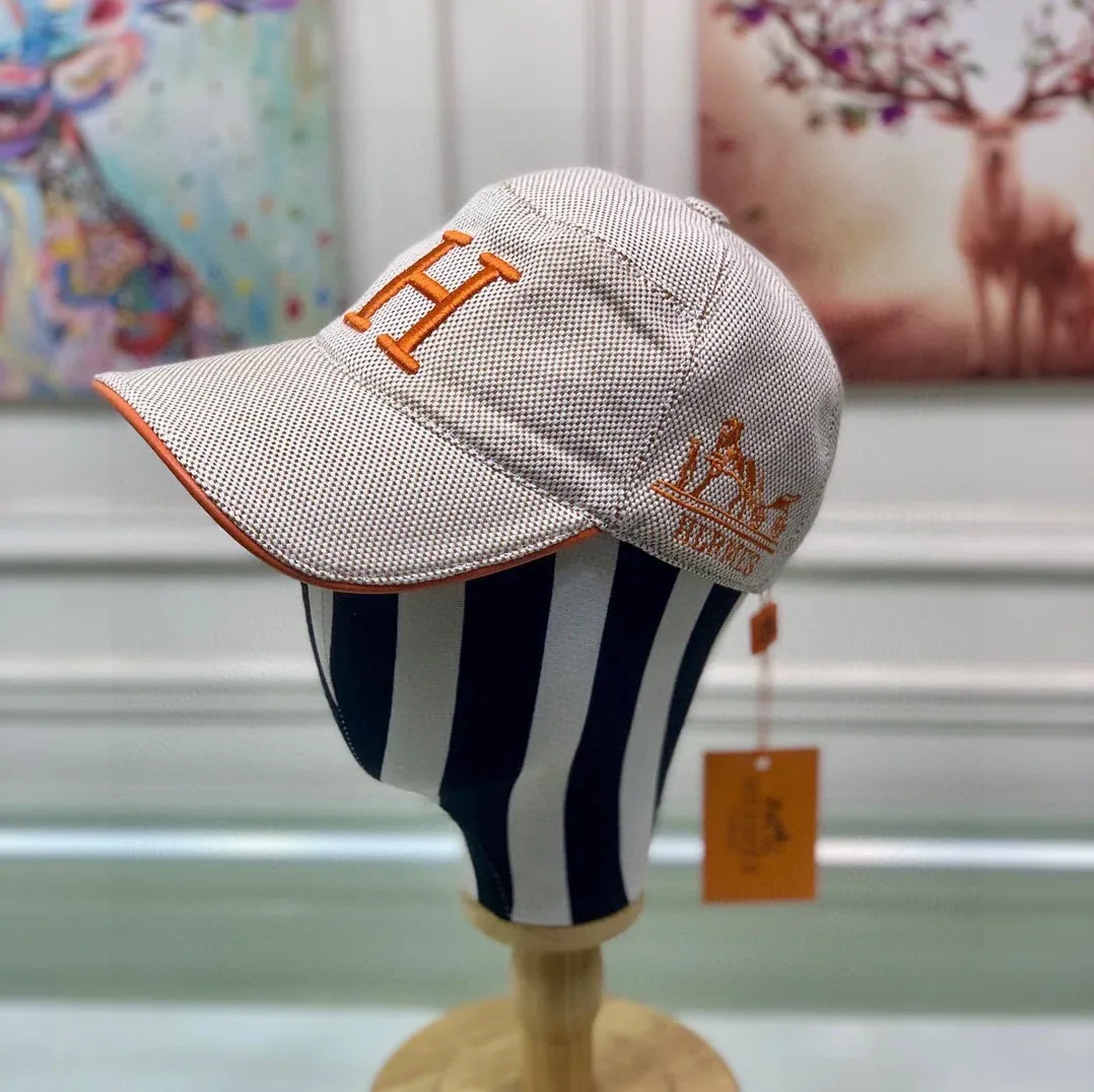 Hermes Davis H Primavera Grey Beige Hermes Cap Hermes Davis H Primavera Grey Beige Hermes Cap