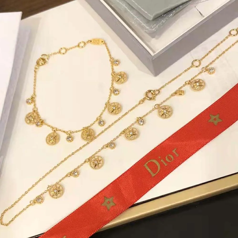 Dior Rose Des Vents Bracelet Yellow Gold Diamonds and Mother-of for Women in pearl Dior Rose Des Vents Bracelet Yellow Gold Diamonds and Mother-of for Women in pearl