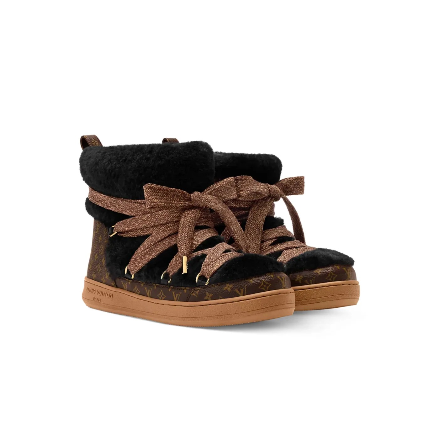 Louis Vuitton LV Cloud Lace-Up Ankle Boots Sneaker Noir 1AIV15 Louis Vuitton LV Cloud Lace-Up Ankle Boots Sneaker Noir 1AIV15