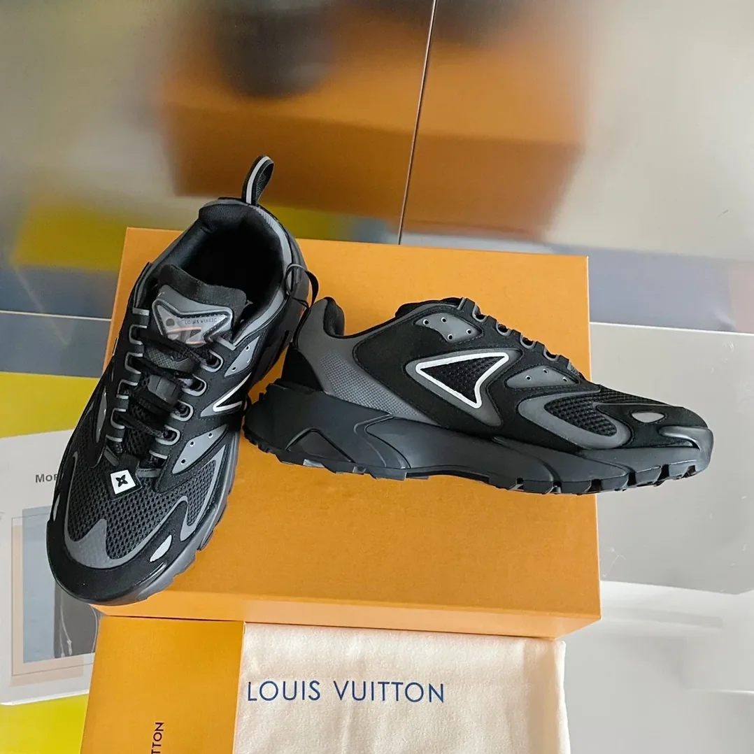 Louis Vuitton LV Runner Tatic Sneaker Black LV 1A9UNT Louis Vuitton LV Runner Tatic Sneaker Black LV 1A9UNT