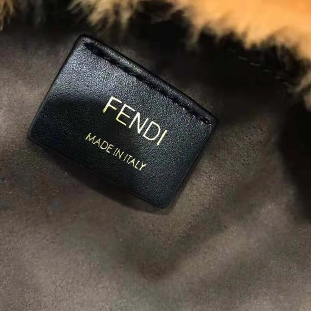 Fendi Mon Tresor Mini for Women in Bag in Brown Sheepskin Fendi Mon Tresor Mini for Women in Bag in Brown Sheepskin