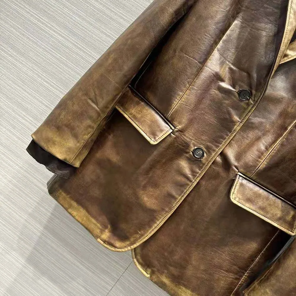 Miu Miu Nappa Leather Jacket with Hot for Women in stamped Logo Miu Miu Nappa Leather Jacket with Hot for Women in stamped Logo