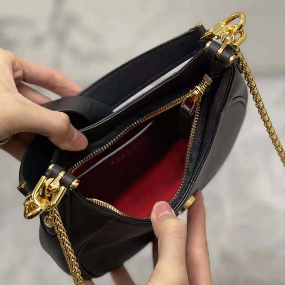 Bvlgari Serpenti Ellipse Shoulder Bag for Women in Black