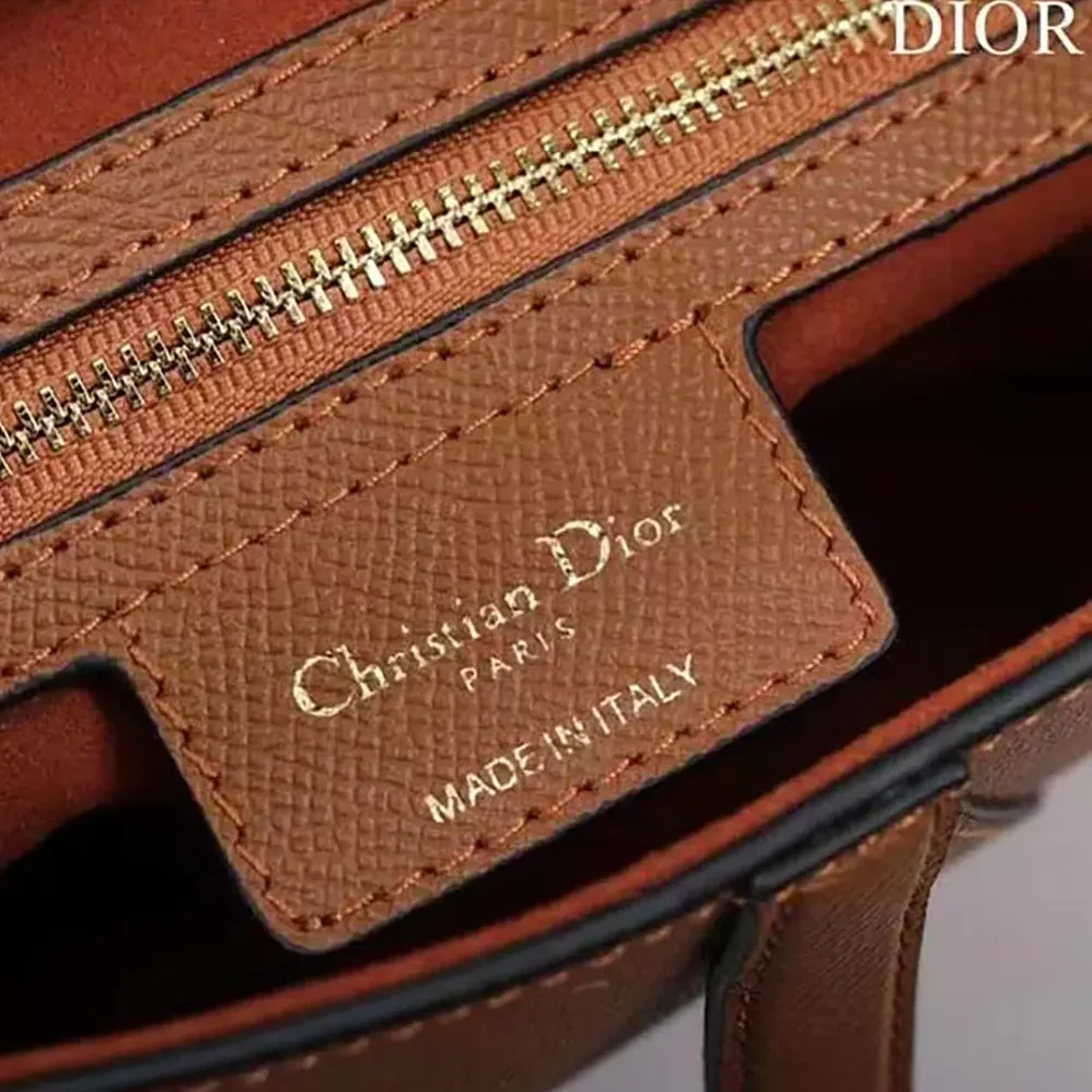 Dior CD Saddle Bag Strap Golden Saddle Grained Calfskin for Women Dior CD Saddle Bag Strap Golden Saddle Grained Calfskin for Women