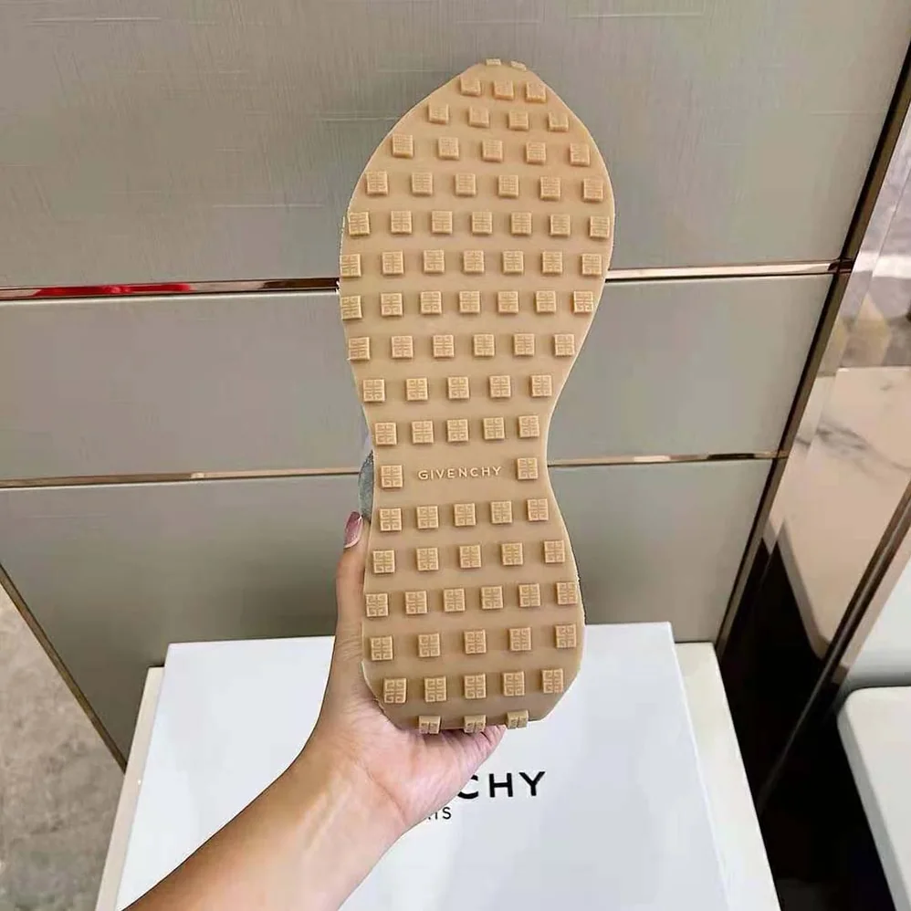 Givenchy Giv Runner Sneakers in Suede Leather and Nylon for Men Givenchy Giv Runner Sneakers in Suede Leather and Nylon for Men