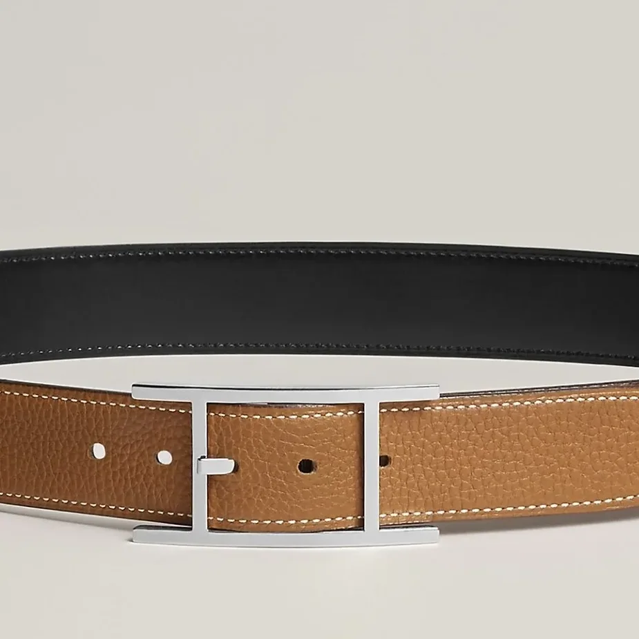 Hermes Quentin Reversible Belt Noir in Brown Hermes Quentin Reversible Belt Noir in Brown