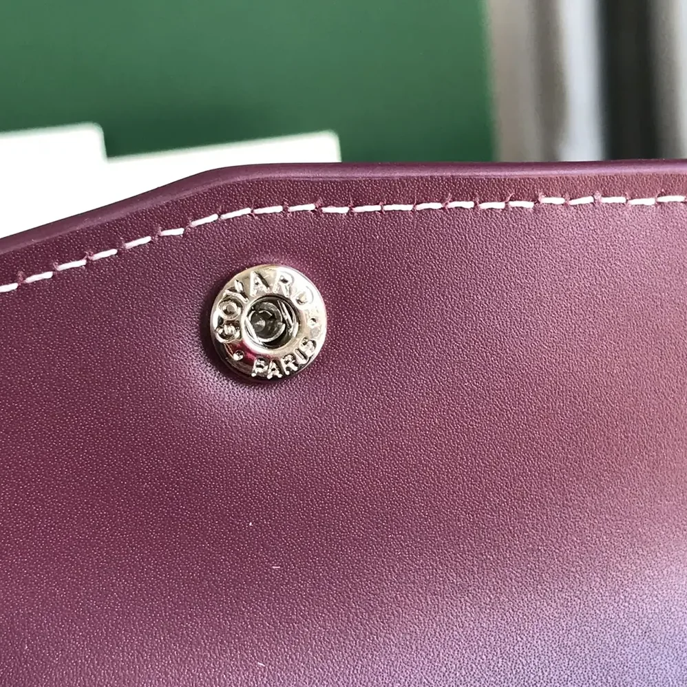 Goyard Saint Gabrie Wallet for Unisex in Maroon